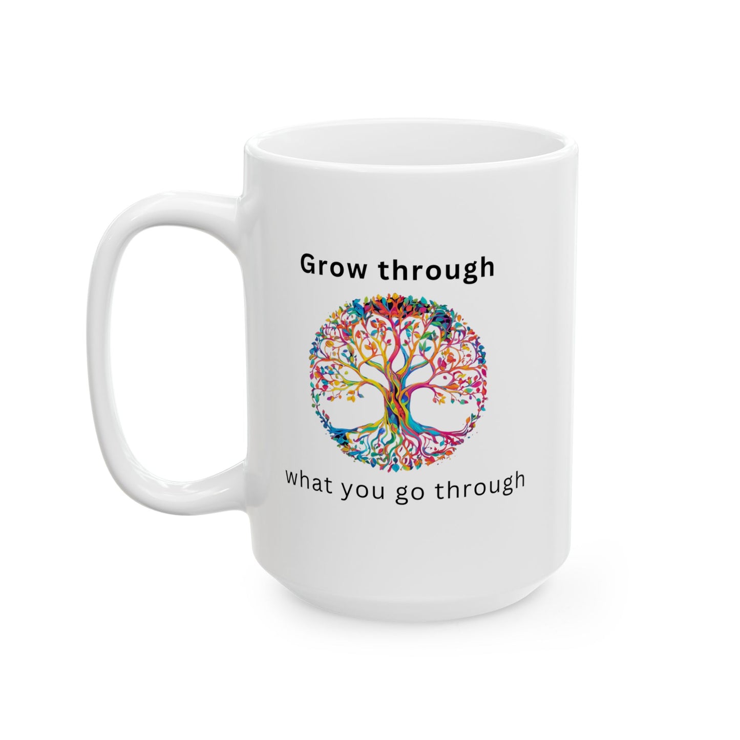 Inspirational Ceramic Mug, Tree of Life