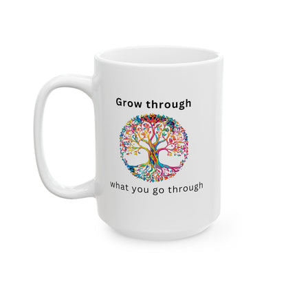 Inspirational Ceramic Mug, Tree of Life