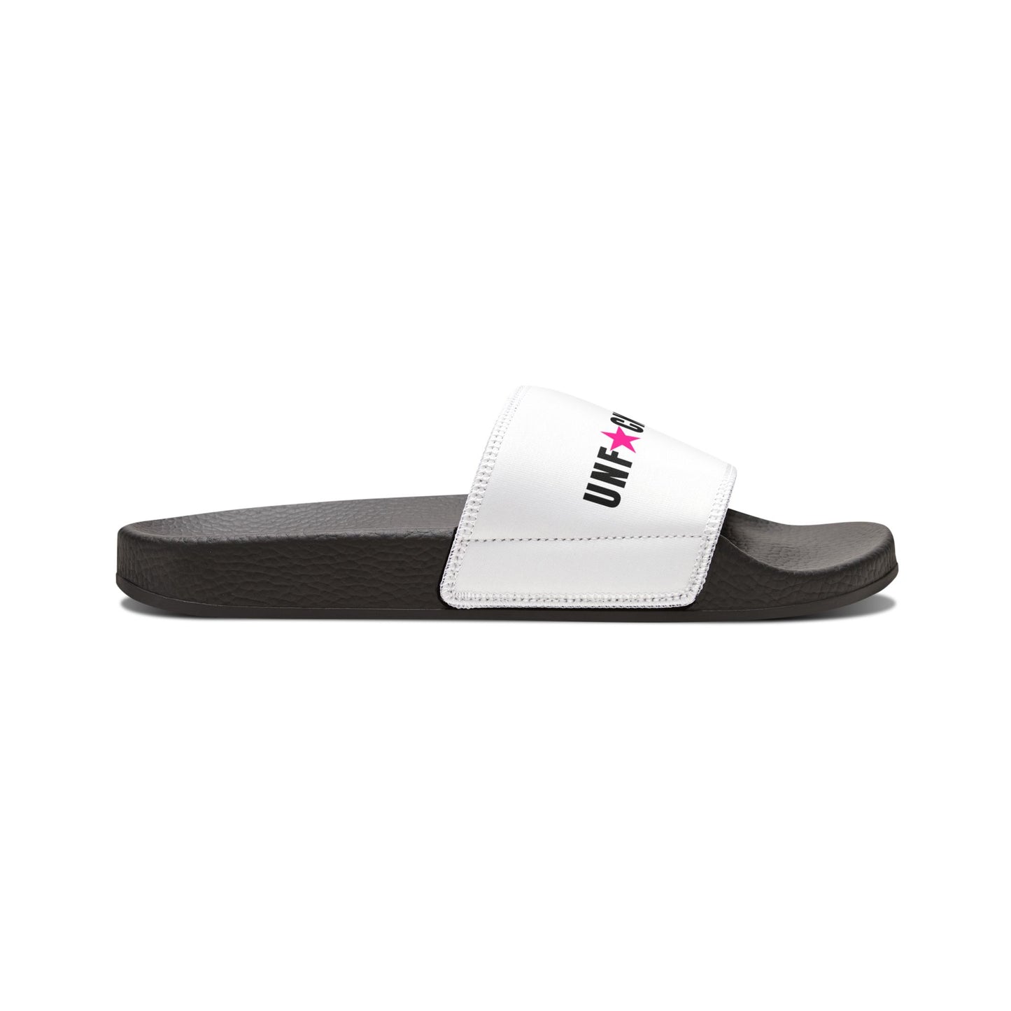 UNF★CKWITHABLE-ISH Women’s Slides — Hot-Pink Star Edition