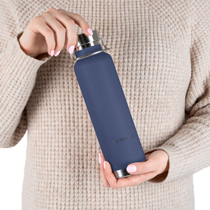 The Bean Lux™ Premium Water Bottle, Copper Vacuum Insulated 22oz - Stylish + Functional, 3 Colors