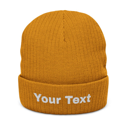 Custom Text Beanie - Say Less (Wear It Loud), 7 Colors