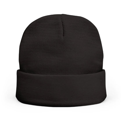 UNF★CKWITHABLE-ISH Embroidered Beanie, Black + Purple Printify