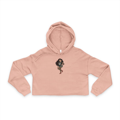 Cropped Hoodie Fashion Savage Graphic Printify