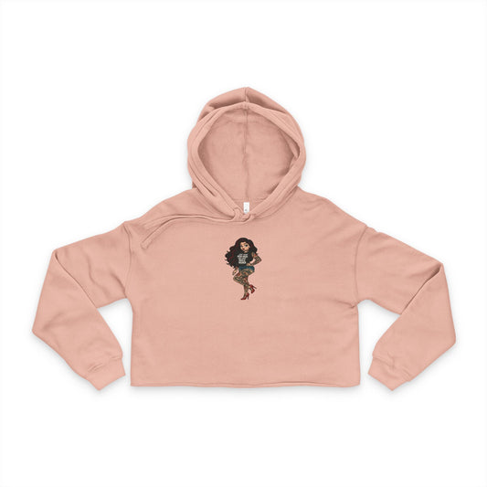Cropped Hoodie Fashion Savage Graphic Printify