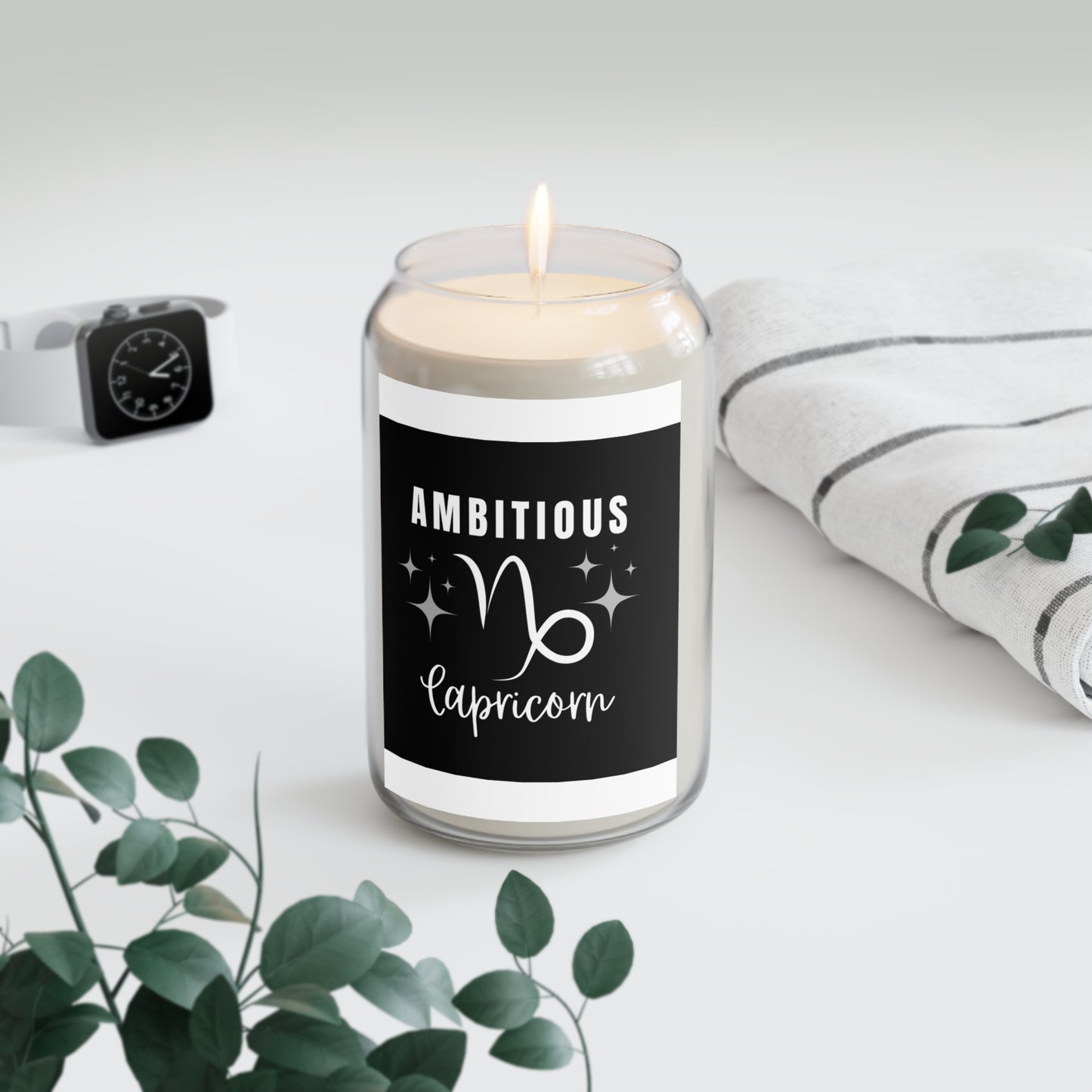 Capricorn Ambitious Scented Candle - 13.75oz Zodiac Gift for Astrology Lovers
