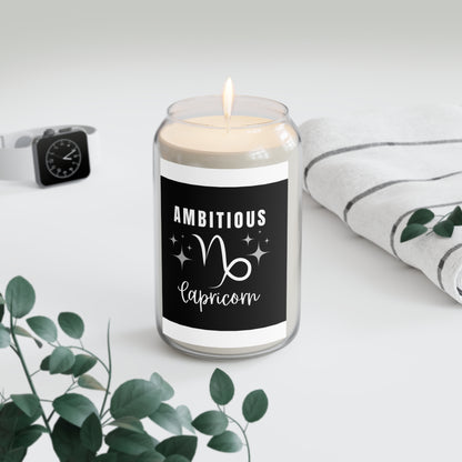 Capricorn Ambitious Scented Candle - 13.75oz Zodiac Gift for Astrology Lovers