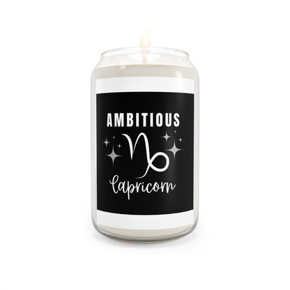 Capricorn Ambitious Scented Candle - 13.75oz Zodiac Gift for Astrology Lovers