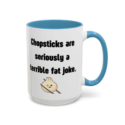 Von TikTok inspirierte Tasse mit buntem Akzent