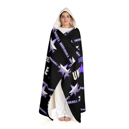 UNF★CKWITHABLE-ISH Hooded Sherpa Blanket — Star Fleece Throw