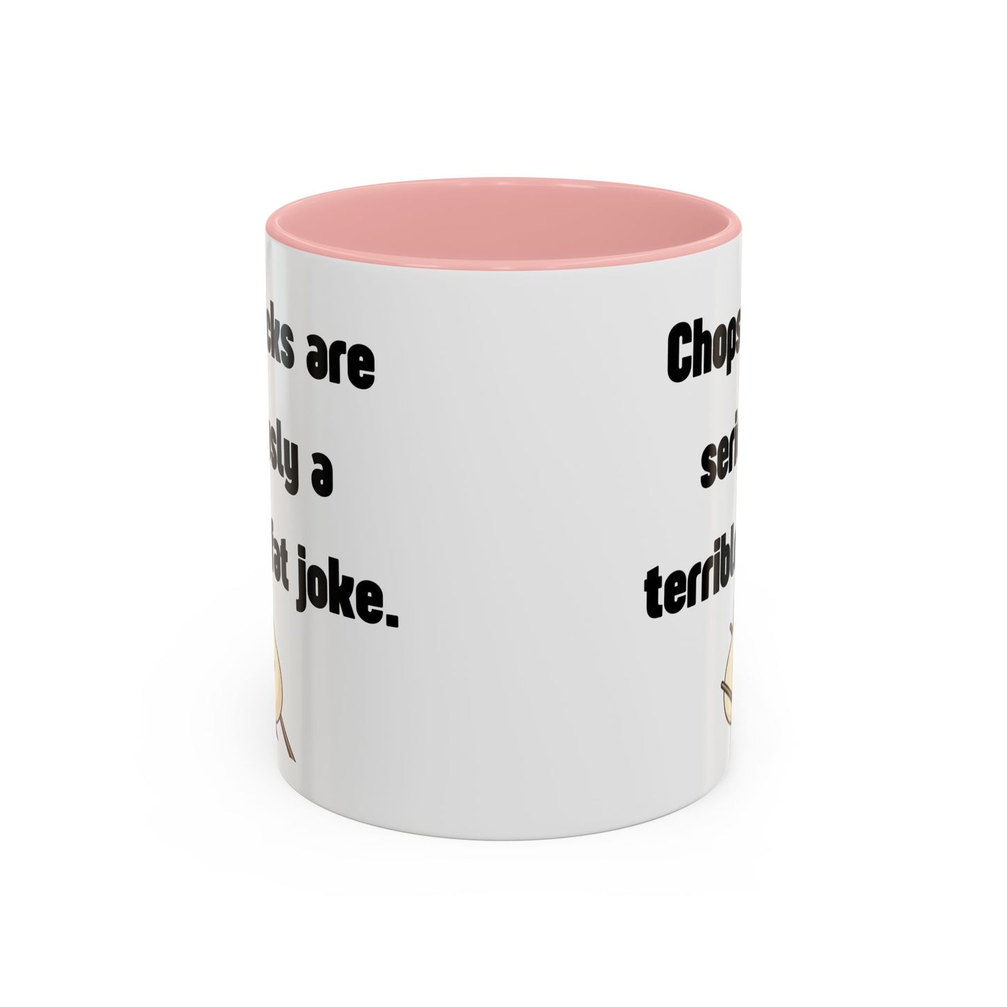 Von TikTok inspirierte Tasse mit buntem Akzent
