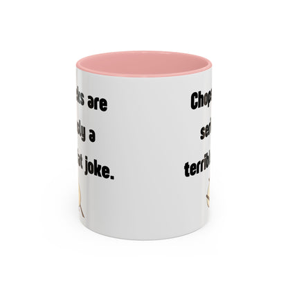 Von TikTok inspirierte Tasse mit buntem Akzent