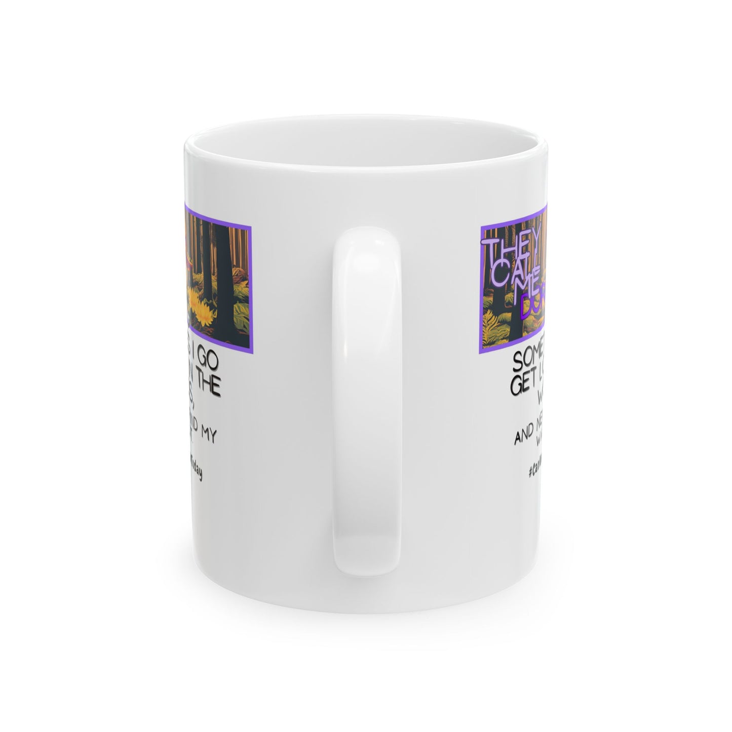 Funny Ceramic Mug, Dora #CanNotHumanToday