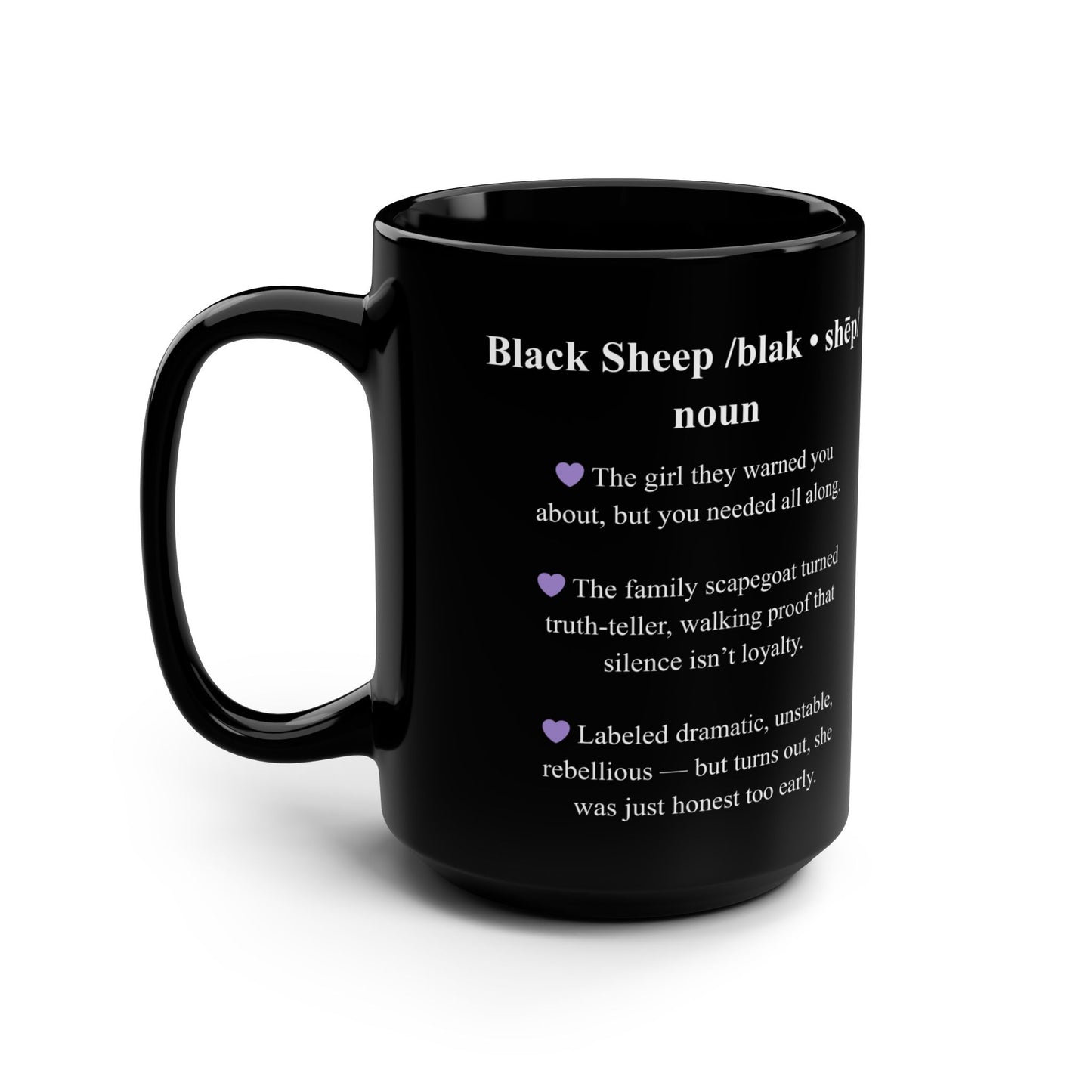 Women's Streetwear Black Sheep Bundle – Cropped Sweatshirt + Mug + Car Air Freshener