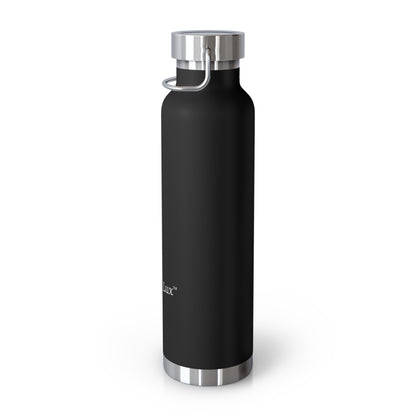 The Bean Lux™ Premium Water Bottle, Copper Vacuum Insulated 22oz - Stylish + Functional, 3 Colors