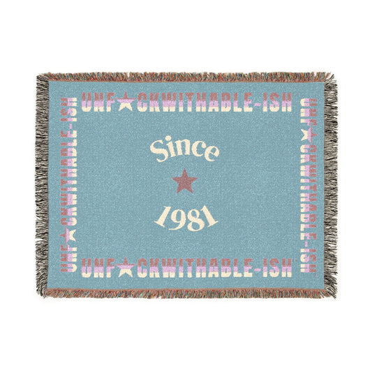 Invincible. Unbreakable. Unstoppable. Woven Blanket – Inspirational Throw