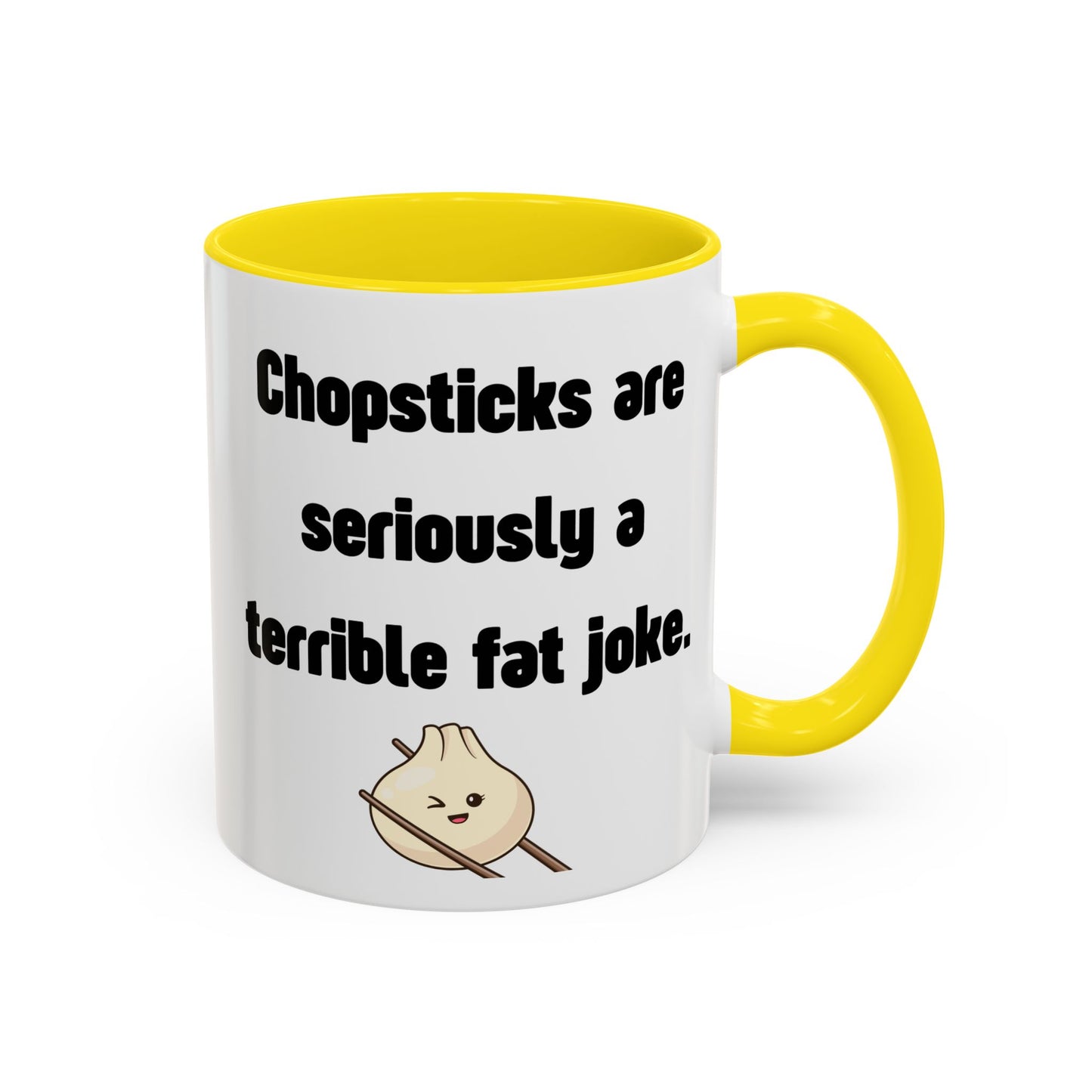 Von TikTok inspirierte Tasse mit buntem Akzent