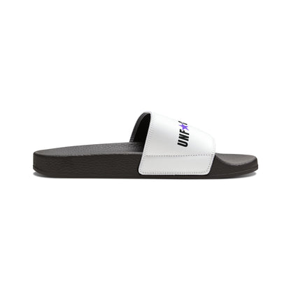 UNF★CKWITHABLE-ISH™ Streetwear Style Women’s Slides, Purple-Star Edition