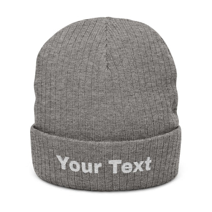 Custom Text Beanie - Say Less (Wear It Loud), 7 Colors