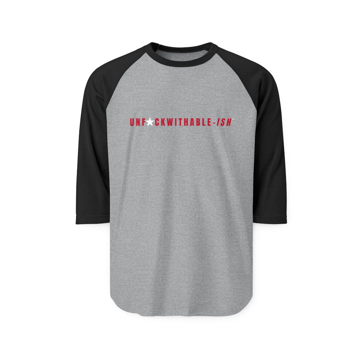 UNF★CKWITHABLE-ISH™ Men’s Raglan Streetwear Quarter Sleeve
