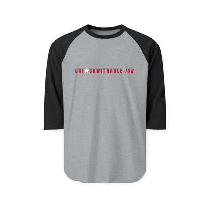 UNF★CKWITHABLE-ISH™ Men’s Raglan Streetwear Quarter Sleeve