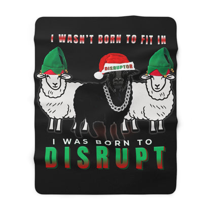 I Wasn’t Born To Fit In Blanket – Funny AF Christmas Limited Edition Collection