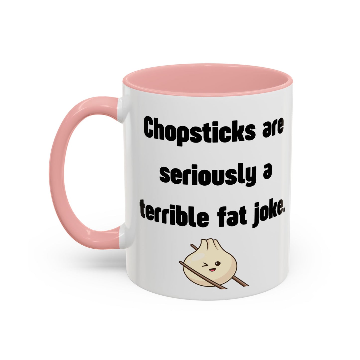 Von TikTok inspirierte Tasse mit buntem Akzent