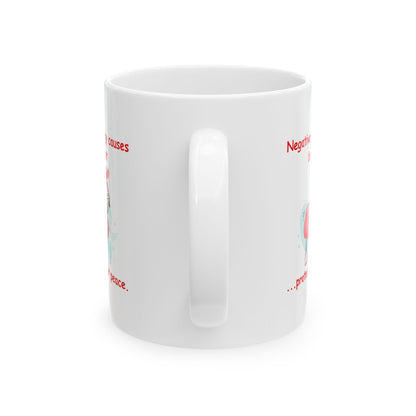 Lustiger Keramikbecher