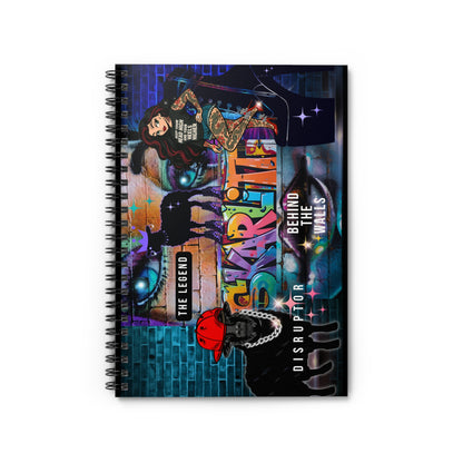 Black Sheep "Behind The Walls" Spiral Journal Notebook – The Disruptor, The Legend & Skarlitt, Edition #2