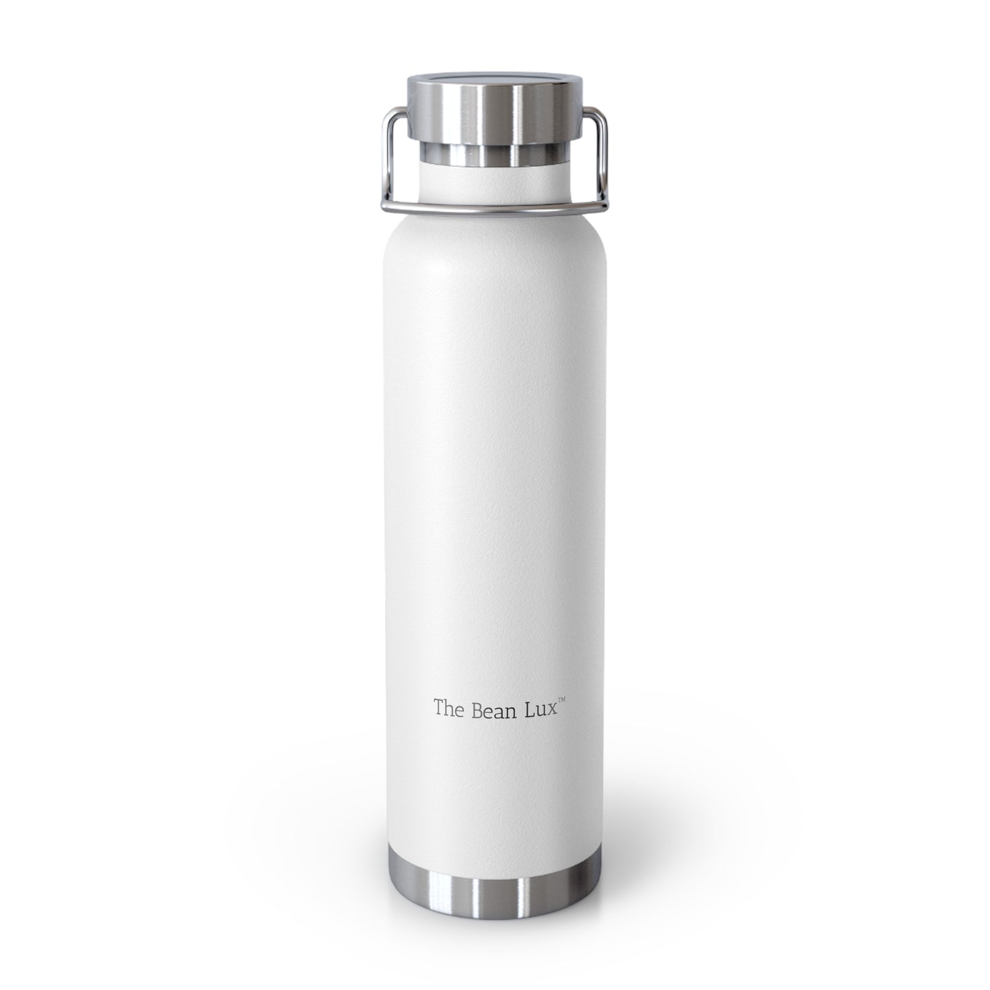 The Bean Lux™ Premium Water Bottle, Copper Vacuum Insulated 22oz - Stylish + Functional, 3 Colors