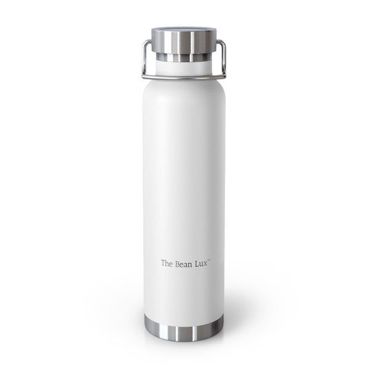 The Bean Lux™ Premium Water Bottle, Copper Vacuum Insulated 22oz - Stylish + Functional, 3 Colors