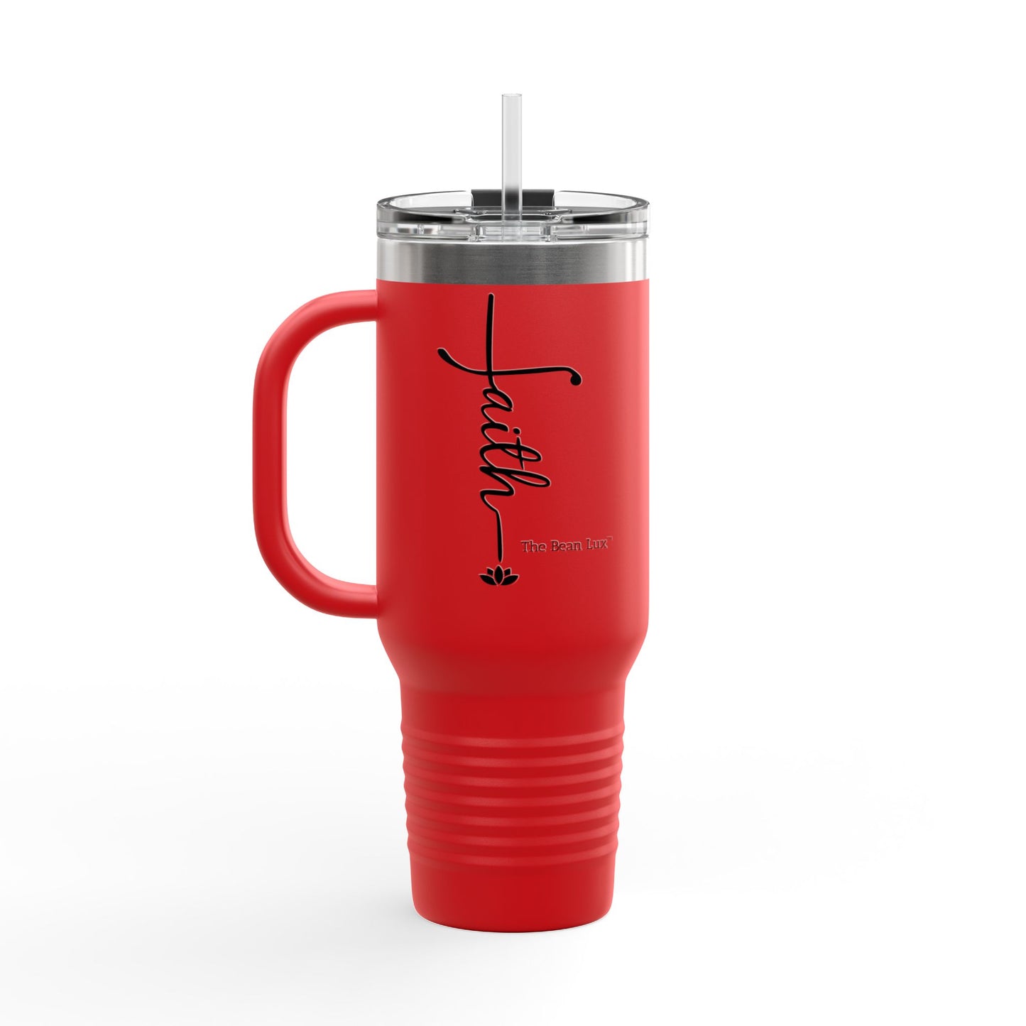 The Bean Lux™ Premium Insulated Travel Mug 40oz, "Faith"- 5 Colors