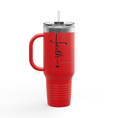 The Bean Lux™ Premium Insulated Travel Mug 40oz, "Faith"- 5 Colors
