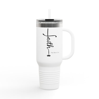 The Bean Lux™ Premium Insulated Travel Mug 40oz, "Faith"- 5 Colors