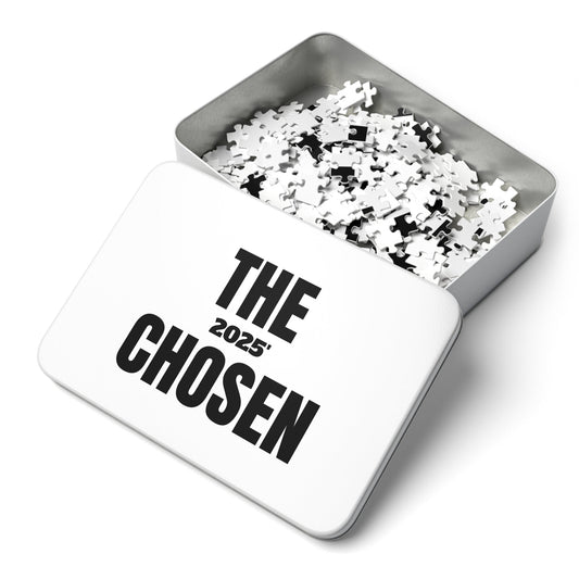 Adult Jigsaw Puzzle in Tin Box, "2025 THE CHOSEN" Printify
