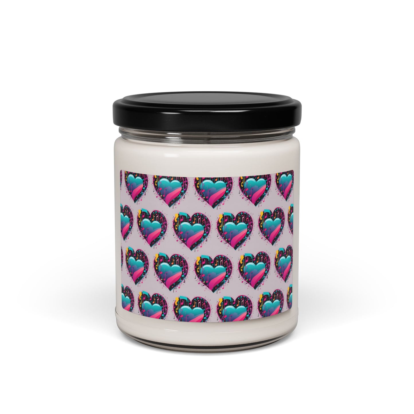 The Bean Grind™ Scented Soy Candle, 9oz Heart Pattern