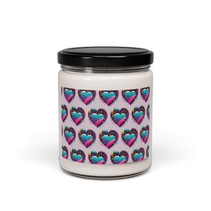 The Bean Grind™ Scented Soy Candle, 9oz Heart Pattern