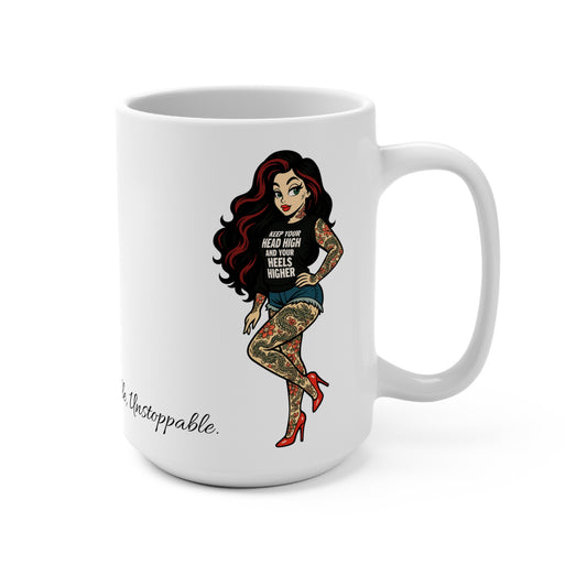 Inspiration Mug, Tattooed Sexy Bitch - Unstoppable