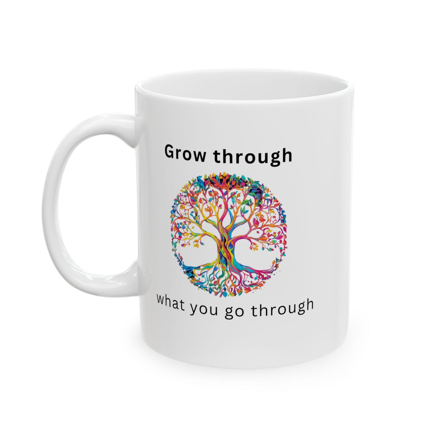 Inspirational Ceramic Mug, Tree of Life