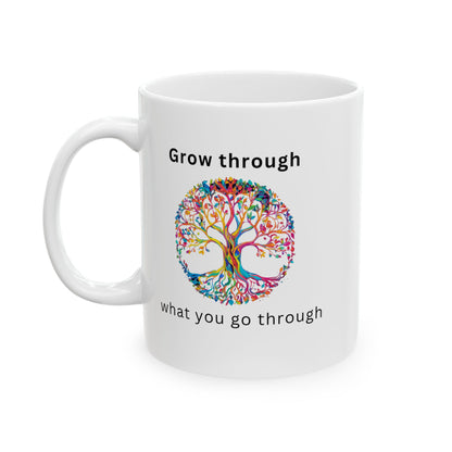 Inspirational Ceramic Mug, Tree of Life