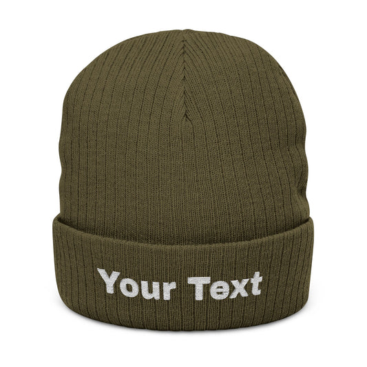Custom Text Beanie - Say Less (Wear It Loud), 7 Colors