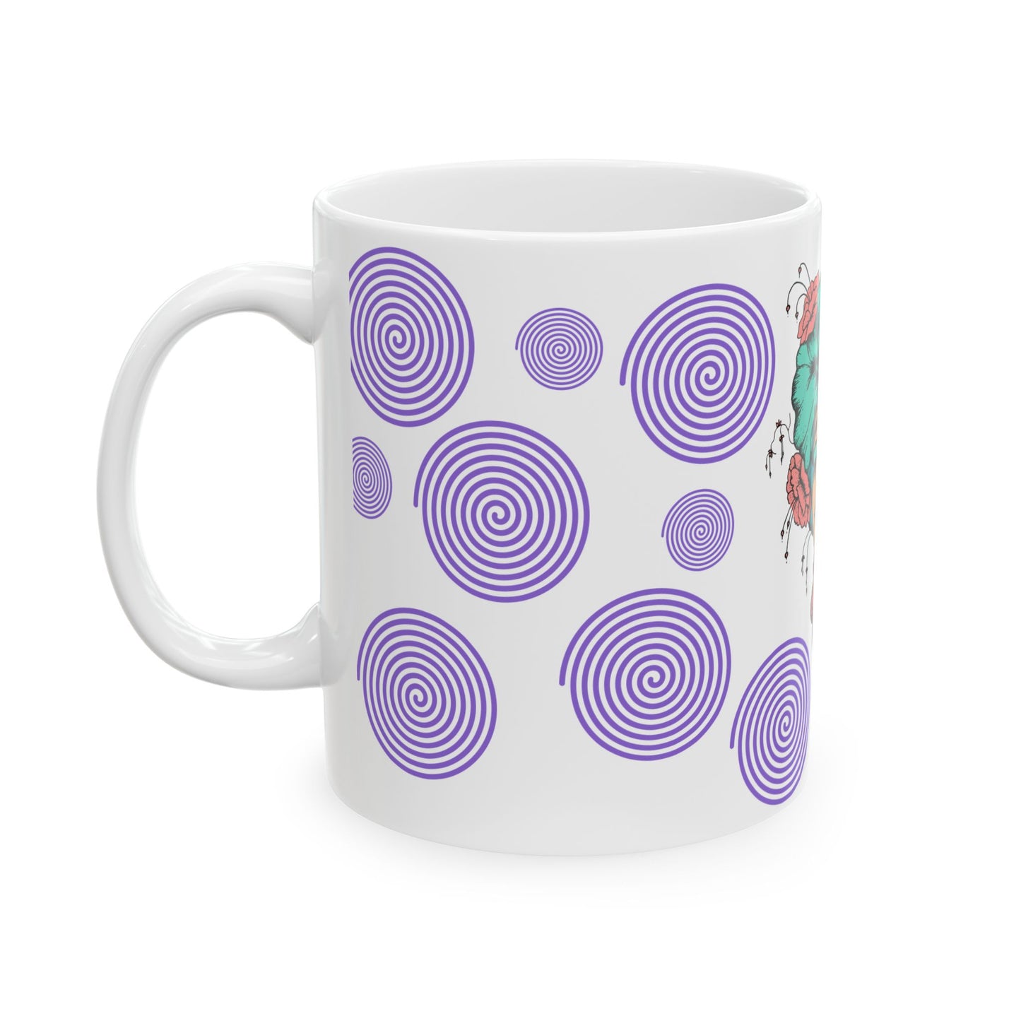 Inspirational Ceramic Mug, Good Energy