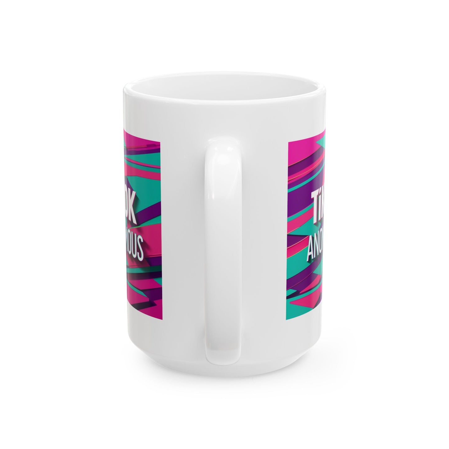 Keramiktasse mit TikTok-Motiv