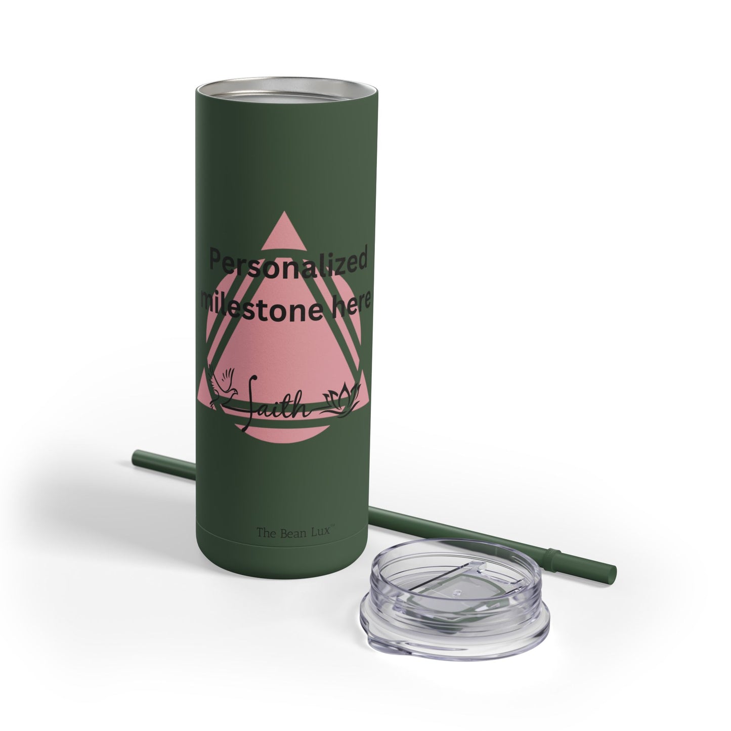 The Bean Lux™ Personalized Premium Tumbler 20oz, Milestone-Sobriety