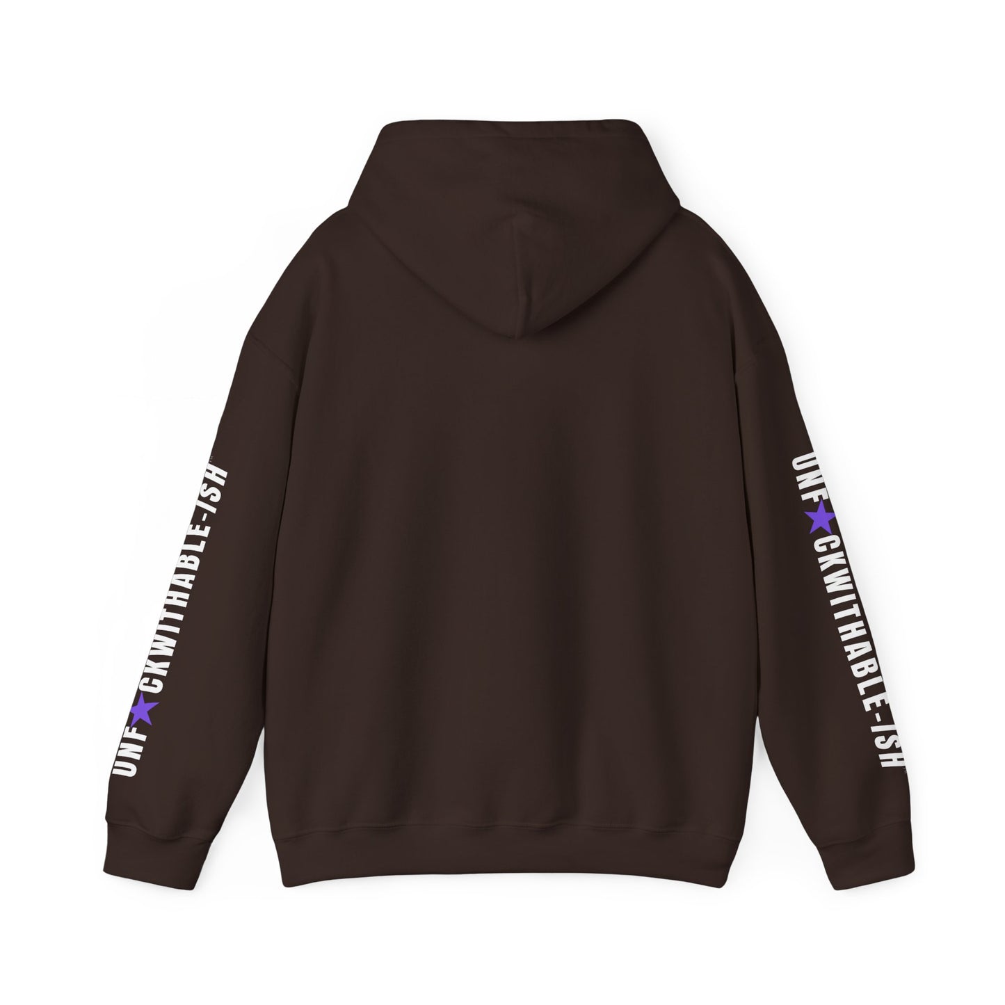 Unisex Unf★ckwithable-Ish Hoodie – Purple Star Edition, Streetwear Apparel