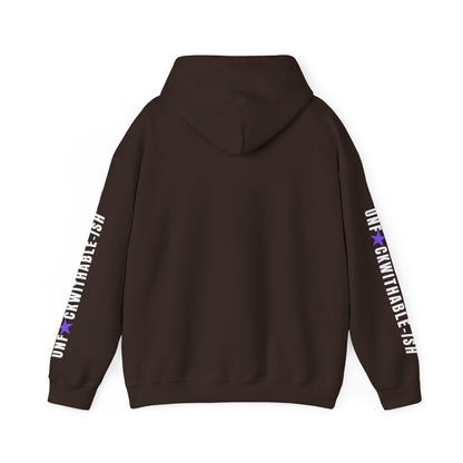 Unisex Unf★ckwithable-Ish Hoodie – Purple Star Edition, Streetwear Apparel