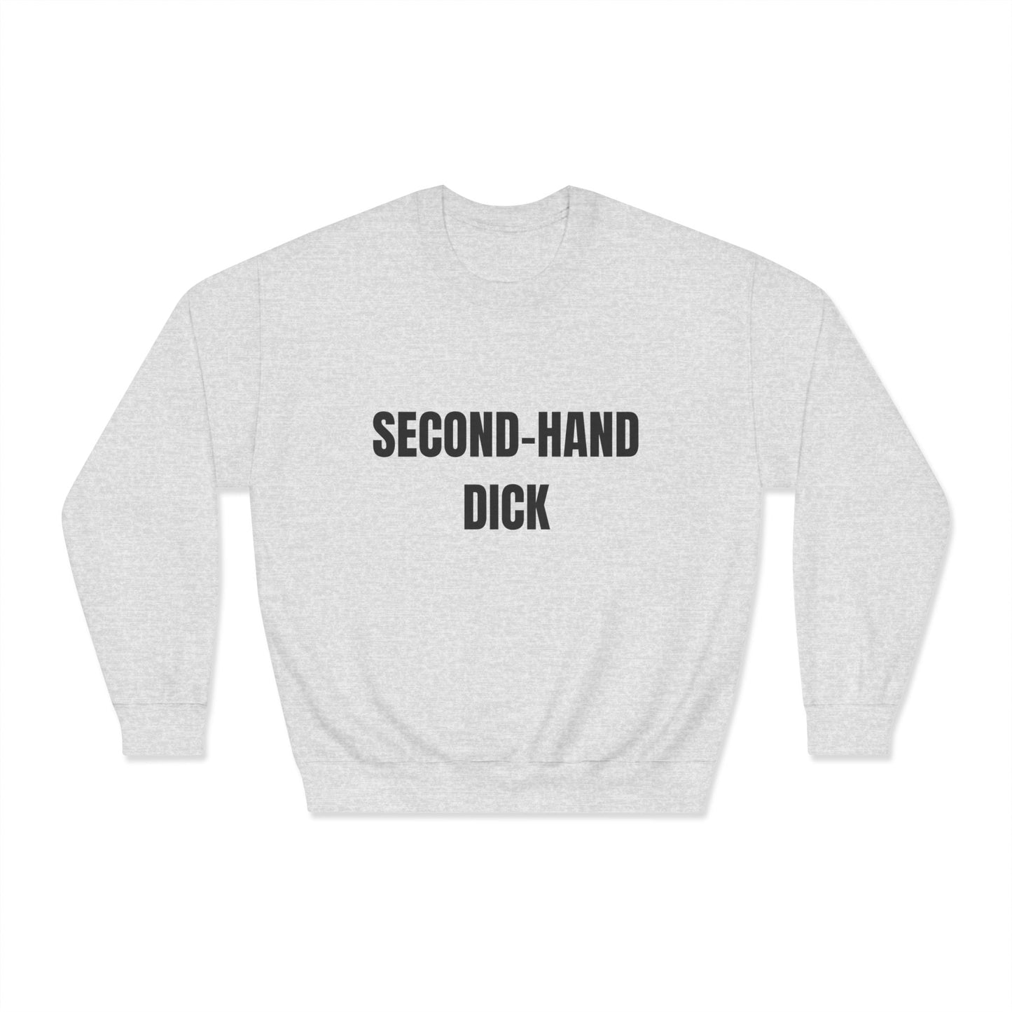 Funny Unisex Crewneck Heavy Weight Sweatshirt - Second-Hand Dick Printify