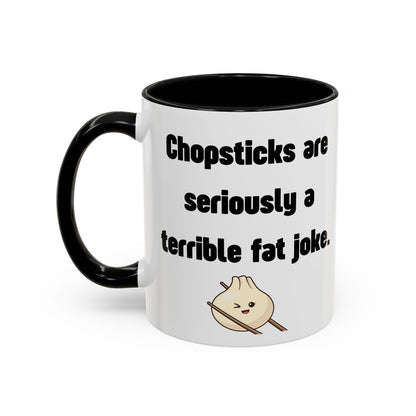 Von TikTok inspirierte Tasse mit buntem Akzent