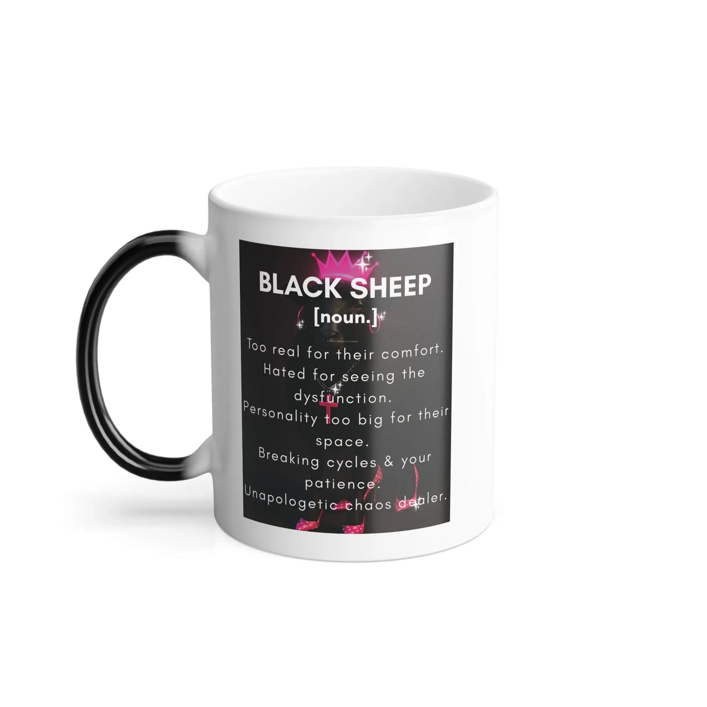 Hidden Message Mug, 🖤Black Sheep Sedition Printify