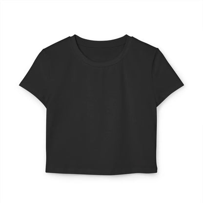 Inspirational Womens Crop Top, "Tattooed by Yahuah; Forged in Fire" Printify