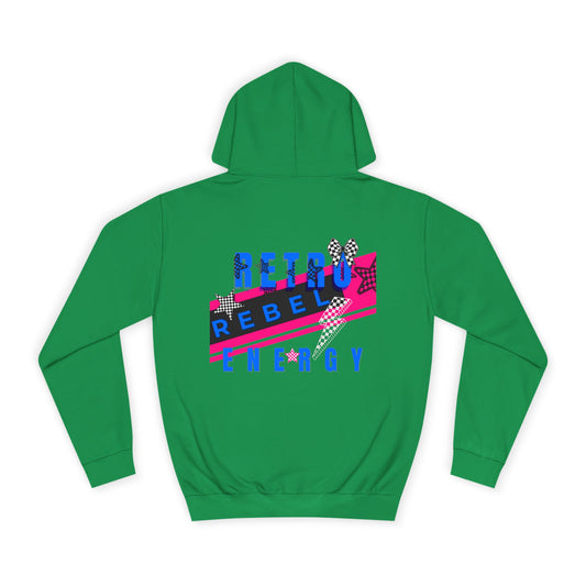 Unisex Hoodie, Retro Rebel Streetwear - Invincible Unstoppable Unbreakable 7 Colors
